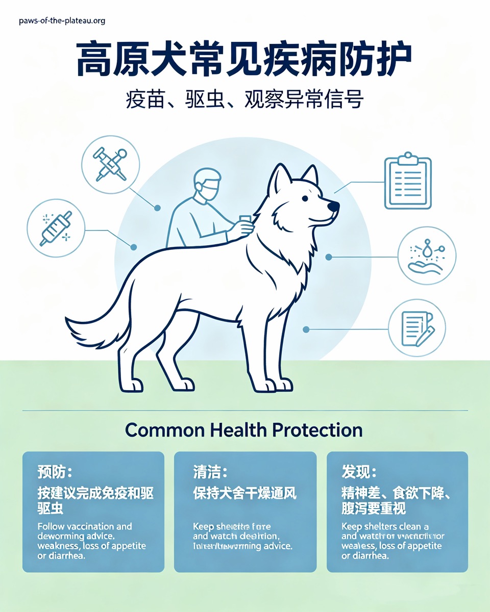 高原犬常见疾病防护 Common Health Protection